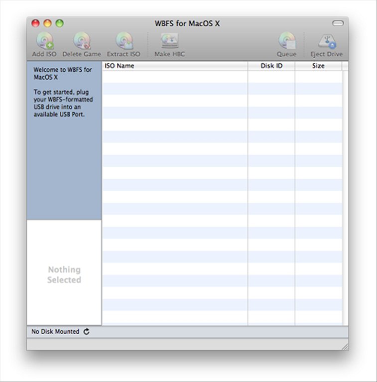 wii backup manager for mac os-x download